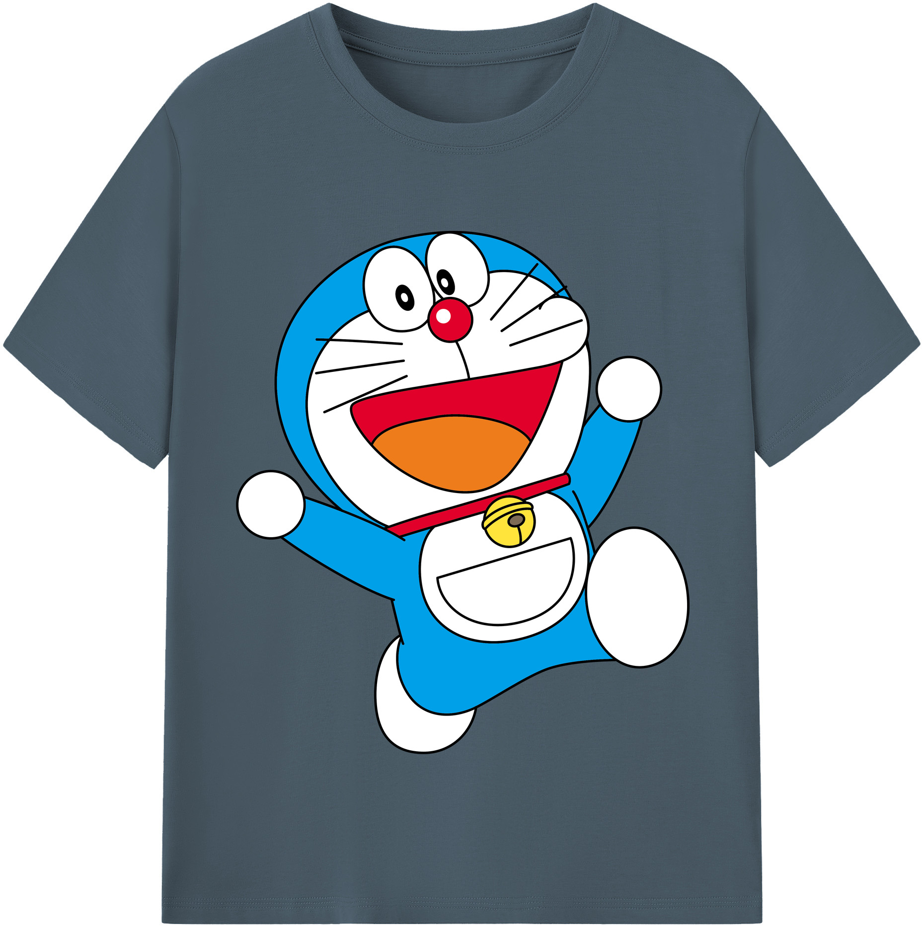 （画像用） ドラえもん Doraemon 綿100％半袖Tシャツ（フロントプリント）